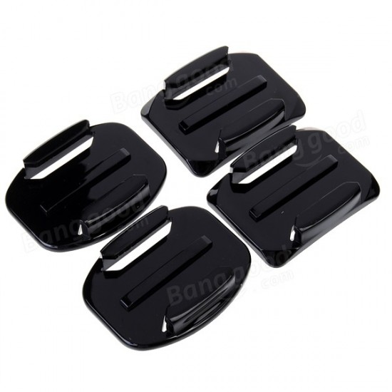 Flat Mounts+Curved Mounts with Adhesive Pads for SJ4000 Gopro Flat Mounts+Curved Mounts with Adhesive Pads for SJ4000 Gopro
