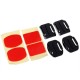Flat Mounts+Curved Mounts with Adhesive Pads for SJ4000 Gopro Flat Mounts+Curved Mounts with Adhesive Pads for SJ4000 Gopro