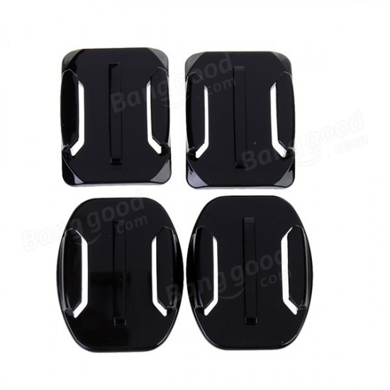 Flat Mounts+Curved Mounts with Adhesive Pads for SJ4000 Gopro Flat Mounts+Curved Mounts with Adhesive Pads for SJ4000 Gopro