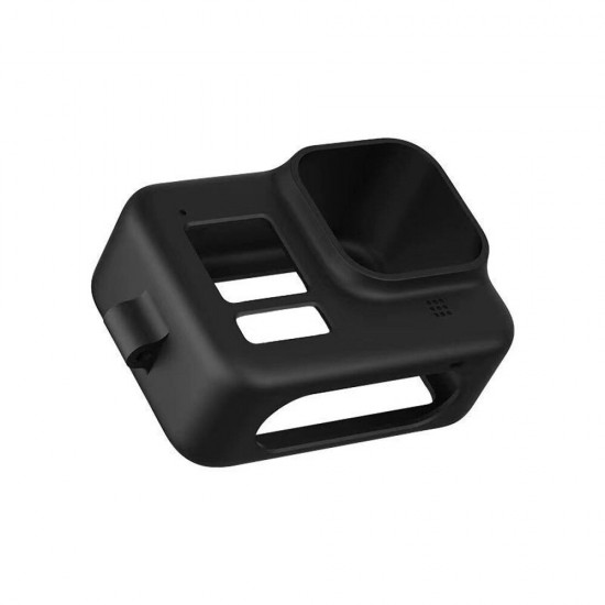Gopro Hero8 Housse en silicone pour boîtier de protection en silicone avec accessoire anti-perte de corde Go Pro 8 Gopro Hero8 Housse en silicone pour boîtier de protection en silicone avec accessoire anti-perte de corde Go Pro 8