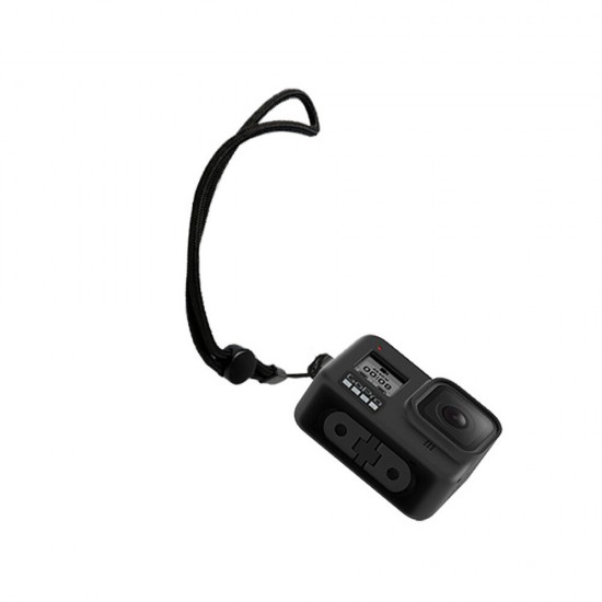 Gopro Hero8 Housse en silicone pour boîtier de protection en silicone avec accessoire anti-perte de corde Go Pro 8 Gopro Hero8 Housse en silicone pour boîtier de protection en silicone avec accessoire anti-perte de corde Go Pro 8