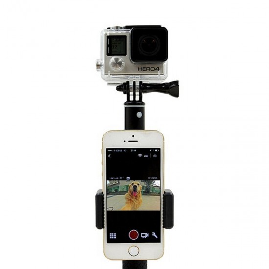 MAX Selfie Stick Monopod Phone Catch Sports Camera Accessory Aluminum for Xiaomi Yi Gopr Hero 3 4 MAX Selfie Stick Monopod Phone Catch Sports Camera Accessory Aluminum for Xiaomi Yi Gopr Hero 3 4