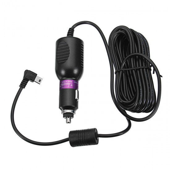 MINI Interface Car DVR Charger Cable with Magnet Anti-Interference