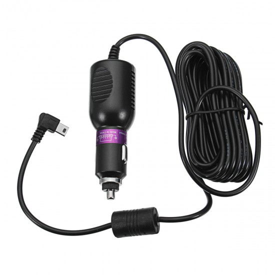 MINI Interface Car DVR Charger Cable with Magnet Anti-Interference MINI Interface Car DVR Charger Cable with Magnet Anti-Interference