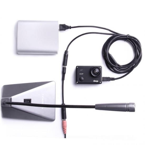 Mini USB 3.5mm External Microphone And Charging Cable For GIT2/GIT2P Mini USB 3.5mm External Microphone And Charging Cable For GIT2/GIT2P