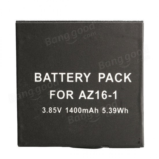 Rechargeable Li-ion Spare Battery 3.85V 1400mAh for YI 4K Action Camera