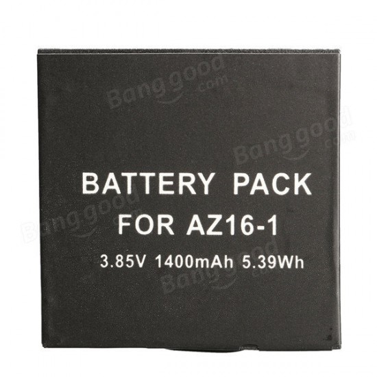 Rechargeable Li-ion Spare Battery 3.85V 1400mAh for YI 4K Action Camera Rechargeable Li-ion Spare Battery 3.85V 1400mAh for YI 4K Action Camera