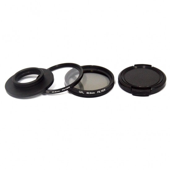 SJ8 Air PLUS PRO 40.5mm 4 in 1 CPL UV Lens Filter Cap SJ8 Air PLUS PRO 40.5mm 4 in 1 CPL UV Lens Filter Cap