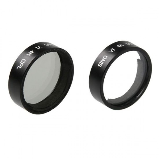 UV CPL Lens Protective Circular Polarizer Filter for Yi II 2 4K Sports Camera