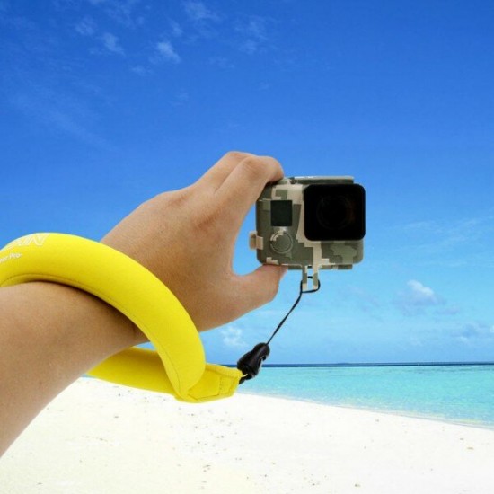 Waterproof Float Hand Floating Wrist Strap for Yi Gopro Hero 3/3+/4 H9 H9R H8 H8R