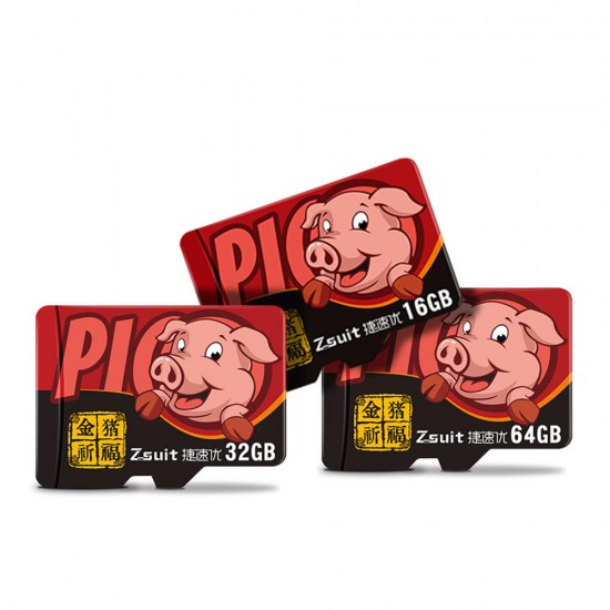 2019 Année Du Cochon Edition Limitée C10 TF Carte Mémoire-32G 2019 Année Du Cochon Edition Limitée C10 TF Carte Mémoire-32G