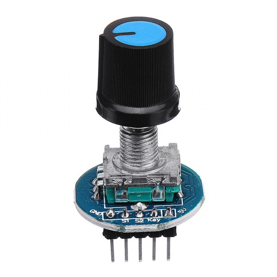 10pcs Rotating Potentiometer Knob Cap Digital Control Receiver Decoder Module Rotary Encoder Module for Arduino - products that work with official Arduino boards