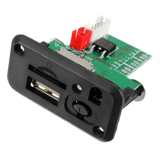 3pcs DC 5V 12V 3W+3W Dual Channel Mini MP3 Decoder Board Decoding Module Support MP3 WAV U Disk TF Card USB Power Memory Amplifier Speaker Audio Board With Remote Control