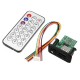 3pcs DC 5V 12V 3W+3W Dual Channel Mini MP3 Decoder Board Decoding Module Support MP3 WAV U Disk TF Card USB Power Memory Amplifier Speaker Audio Board With Remote Control