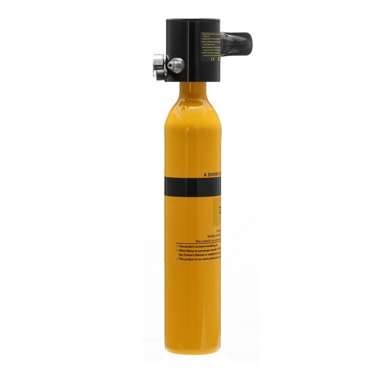 0.5L Scuba Diving Spare Tank Hand Pump Oxygen Air Tank Hand Operated Pump