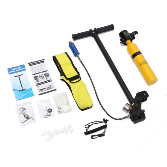 0.5L Scuba Diving Spare Tank Hand Pump Oxygen Air Tank Hand Operated Pump 0.5L Scuba Diving Spare Tank Hand Pump Oxygen Air Tank Hand Operated Pump