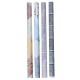 0.6x5m Self Adhesive Kitchen Wall Stickers Aluminum Foil Waterproof Oil Proof