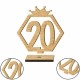 1-20 Signs Wooden Table Numbers With Base Holder Birthday Wedding Party Decor 1-20 Signs Wooden Table Numbers With Base Holder Birthday Wedding Party Decor