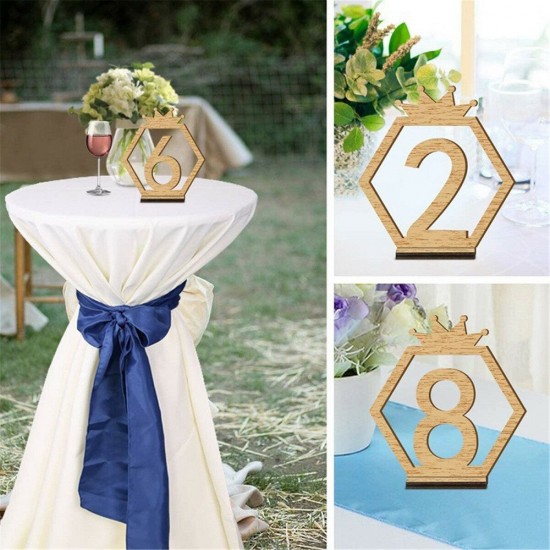 1-20 Signs Wooden Table Numbers With Base Holder Birthday Wedding Party Decor 1-20 Signs Wooden Table Numbers With Base Holder Birthday Wedding Party Decor