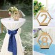 1-20 Signs Wooden Table Numbers With Base Holder Birthday Wedding Party Decor