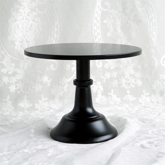 10 Inch Iron Round Cake Stand Pedestal Dessert Holder Display Wedding Party Decorations