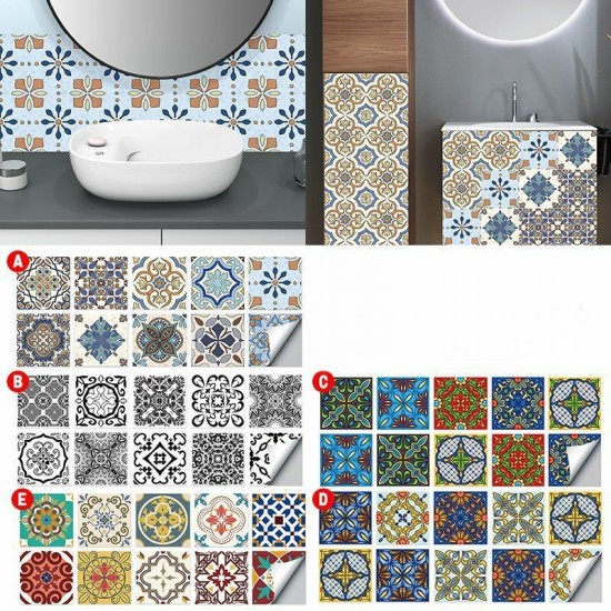 10 PCS 10x10/15x15/20x20cm Wall Tiles Stickers Kitchen Bathroom Toilet Waterproof PVC 10 PCS 10x10/15x15/20x20cm Wall Tiles Stickers Kitchen Bathroom Toilet Waterproof PVC