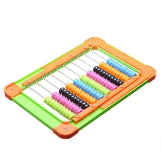 100 Beads Abacus Counting Number Preschool Kid Math Learning Teaching Education Calculator Toys