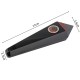 100% Natural Black Obsidian Quartz Crystal Wand Stone Healing with Carb Hole 100% Natural Black Obsidian Quartz Crystal Wand Stone Healing with Carb Hole