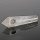100% Natural Clear Quartz Crystal Wand Fluorite Pipe with Carb Hole 100% Natural Clear Quartz Crystal Wand Fluorite Pipe with Carb Hole