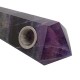 100% Natural Purple Fluorite Quartz Crystal Wand Pipe Healing with Carb Hole
