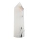 100% Natural Rainbow Moonstone Obelisk Point Crystal Quartz Stone Wand Healing Stone