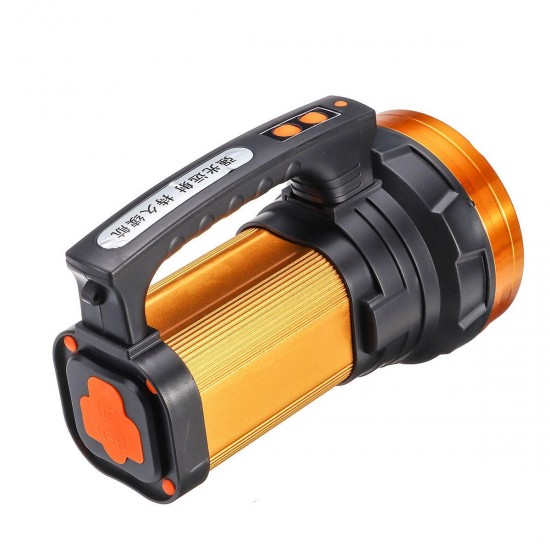 10000MAh Camping LED Searchlight Rechargeable Flashlight Spotlight