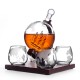 1000ML World Globe Decanter Glass Crystal Spirits Bottle 1000ML World Globe Decanter Glass Crystal Spirits Bottle