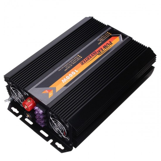 1000W 12V DC To 220V AC-240V AC Portable Power Inverter Modified Sine Wave Inverter with Digital Display Domestic Solar Inverter