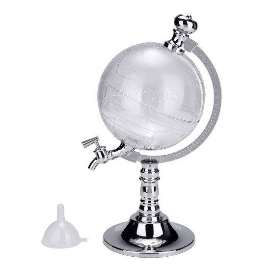 1000cc Globe Shaped Liquor Drink Draft Dispenser Beverage Pump Decanter Tap