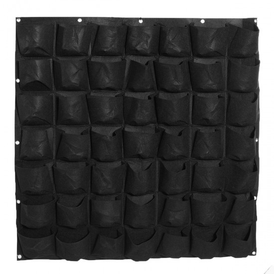 100/81/64/56/49/36/25/18/9 Pockets Vertical Planting Bags Wall Hanging Planter Bags Flower Growing Container for Yard Garden Outdoor Decoration 100/81/64/56/49/36/25/18/9 Pockets Vertical Planting Bags Wall Hanging Planter Bags Flower Growing Container for Yard Garden Outdoor Decoration