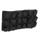 100/81/64/56/49/36/25/18/9 Pockets Vertical Planting Bags Wall Hanging Planter Bags Flower Growing Container for Yard Garden Outdoor Decoration