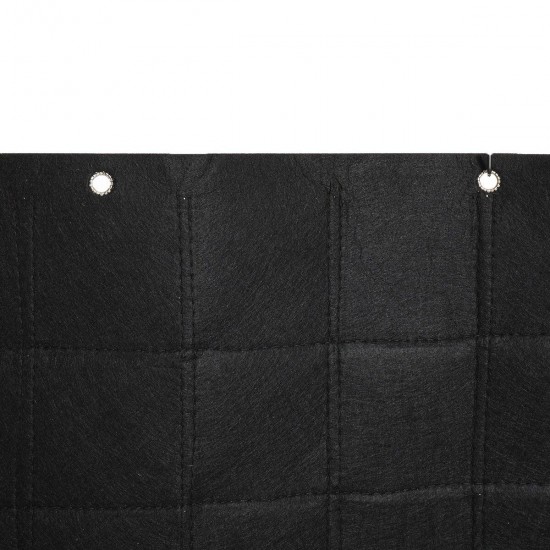 100/81/64/56/49/36/25/18/9 Pockets Vertical Planting Bags Wall Hanging Planter Bags Flower Growing Container for Yard Garden Outdoor Decoration 100/81/64/56/49/36/25/18/9 Pockets Vertical Planting Bags Wall Hanging Planter Bags Flower Growing Container for Yard Garden Outdoor Decoration