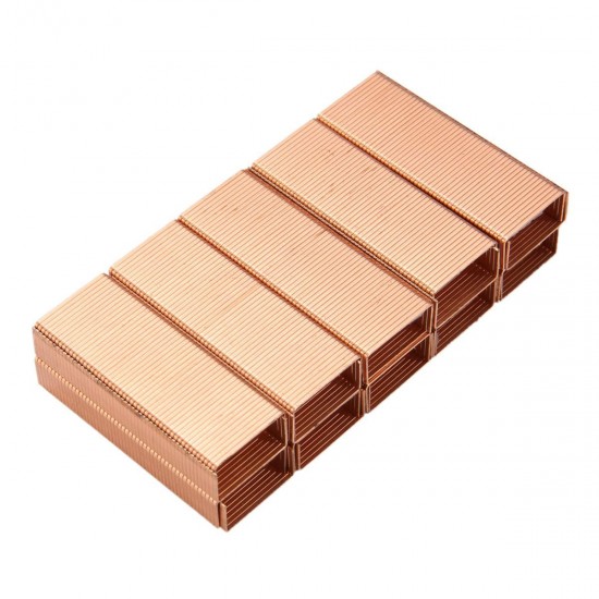 100PCS Rose Gold Stapler Office Supplies 100PCS Rose Gold Stapler Office Supplies