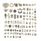 100Pcs Antique Bronze Pendant Decorations Multi-Styling Metal Animal Plant Ornaments 100Pcs Antique Bronze Pendant Decorations Multi-Styling Metal Animal Plant Ornaments