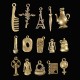 100Pcs Antique Bronze Pendant Decorations Multi-Styling Metal Animal Plant Ornaments 100Pcs Antique Bronze Pendant Decorations Multi-Styling Metal Animal Plant Ornaments