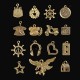 100Pcs Antique Bronze Pendant Decorations Multi-Styling Metal Animal Plant Ornaments 100Pcs Antique Bronze Pendant Decorations Multi-Styling Metal Animal Plant Ornaments