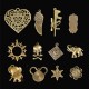 100Pcs Antique Bronze Pendant Decorations Multi-Styling Metal Animal Plant Ornaments 100Pcs Antique Bronze Pendant Decorations Multi-Styling Metal Animal Plant Ornaments