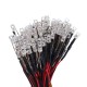 100Pcs/Pack Single Head LED Line Light DIY Handmade Model Building Accessories 100Pcs/Pack Single Head LED Line Light DIY Handmade Model Building Accessories