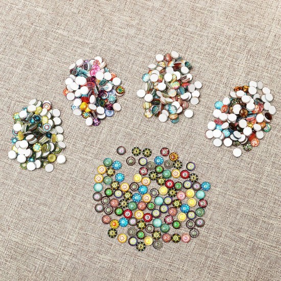 100Pcs/Set 10MM Round Mixed Supplies Crafted Handcrafted Tiles For Jewelry Making Decorations 100Pcs/Set 10MM Round Mixed Supplies Crafted Handcrafted Tiles For Jewelry Making Decorations