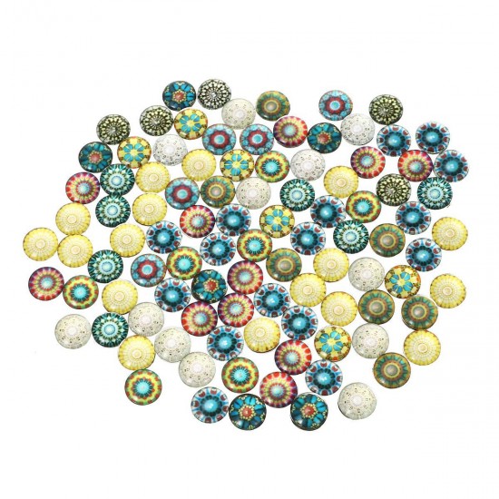 100Pcs/Set 10MM Round Mixed Supplies Crafted Handcrafted Tiles For Jewelry Making Decorations 100Pcs/Set 10MM Round Mixed Supplies Crafted Handcrafted Tiles For Jewelry Making Decorations