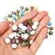 100Pcs/Set 10MM Round Mixed Supplies Crafted Handcrafted Tiles For Jewelry Making Decorations