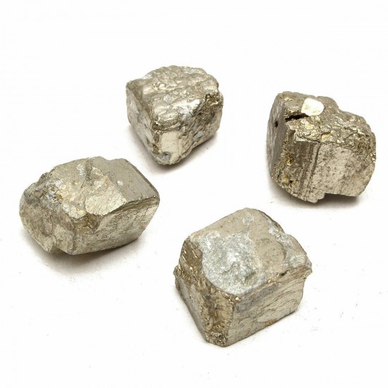 100g Beautiful Golden Iron Pyrite Cubic Crystal Decorations