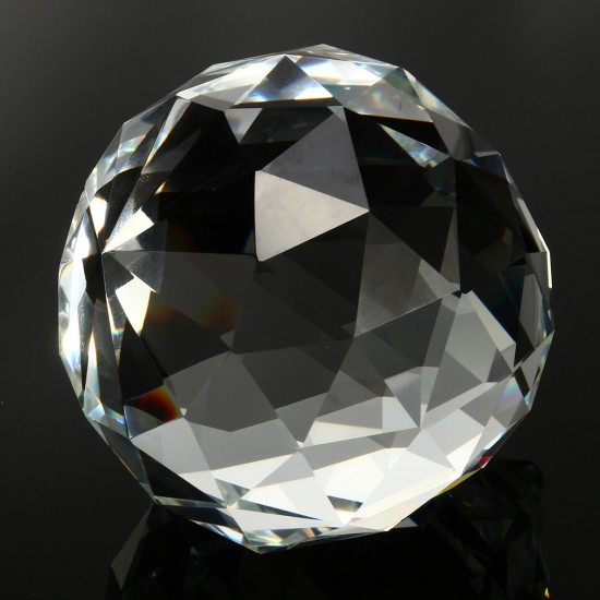 100mm Chandelier Clear Glass Crystal Round Faceted Ball Lamp Prism Drop Pendants Decorations 100mm Chandelier Clear Glass Crystal Round Faceted Ball Lamp Prism Drop Pendants Decorations