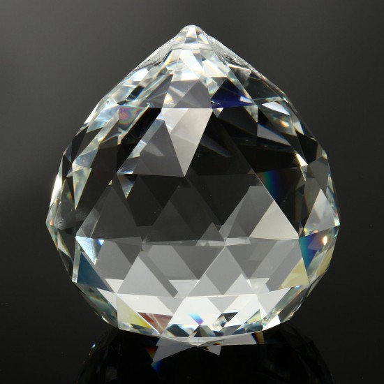 100mm Chandelier Clear Glass Crystal Round Faceted Ball Lamp Prism Drop Pendants Decorations 100mm Chandelier Clear Glass Crystal Round Faceted Ball Lamp Prism Drop Pendants Decorations